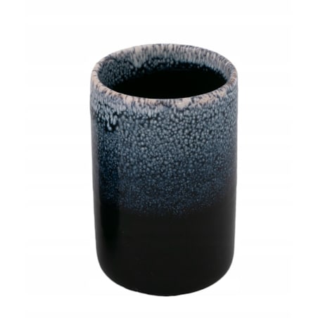 KUBEK łazienkowy CERAMICZNY niebieski 450ml