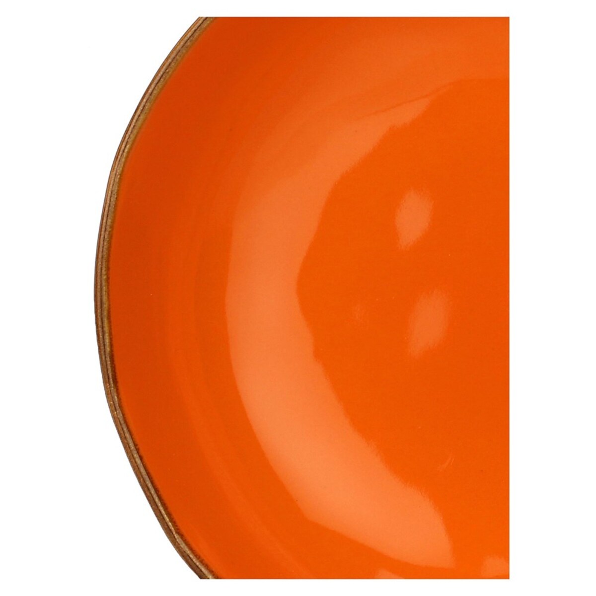 Zestaw 4 talerzy do zupy Concerto Arancione - Pomarańczowy, 21 cm