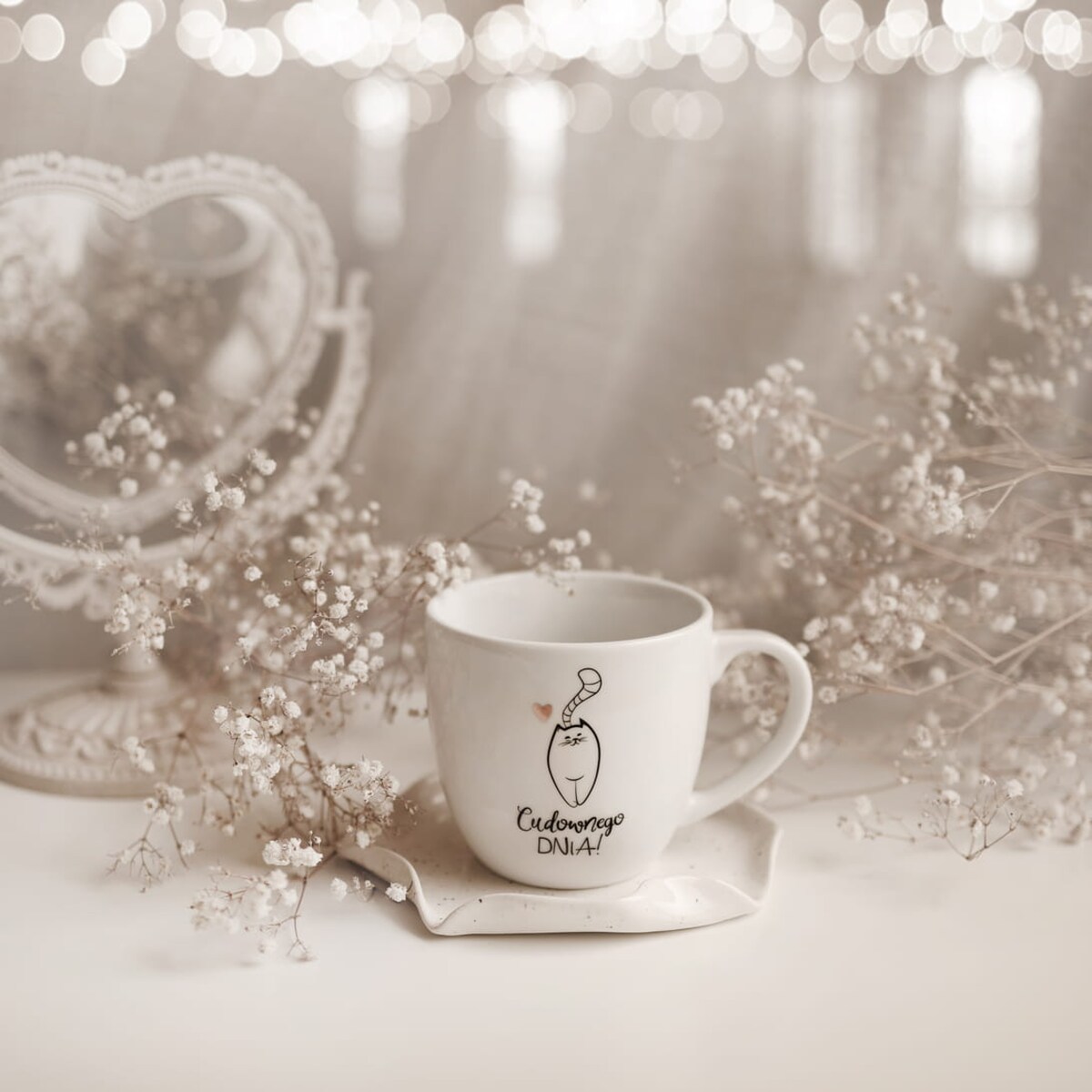 Kubek 300 ml - Cudownego dnia KOTEK