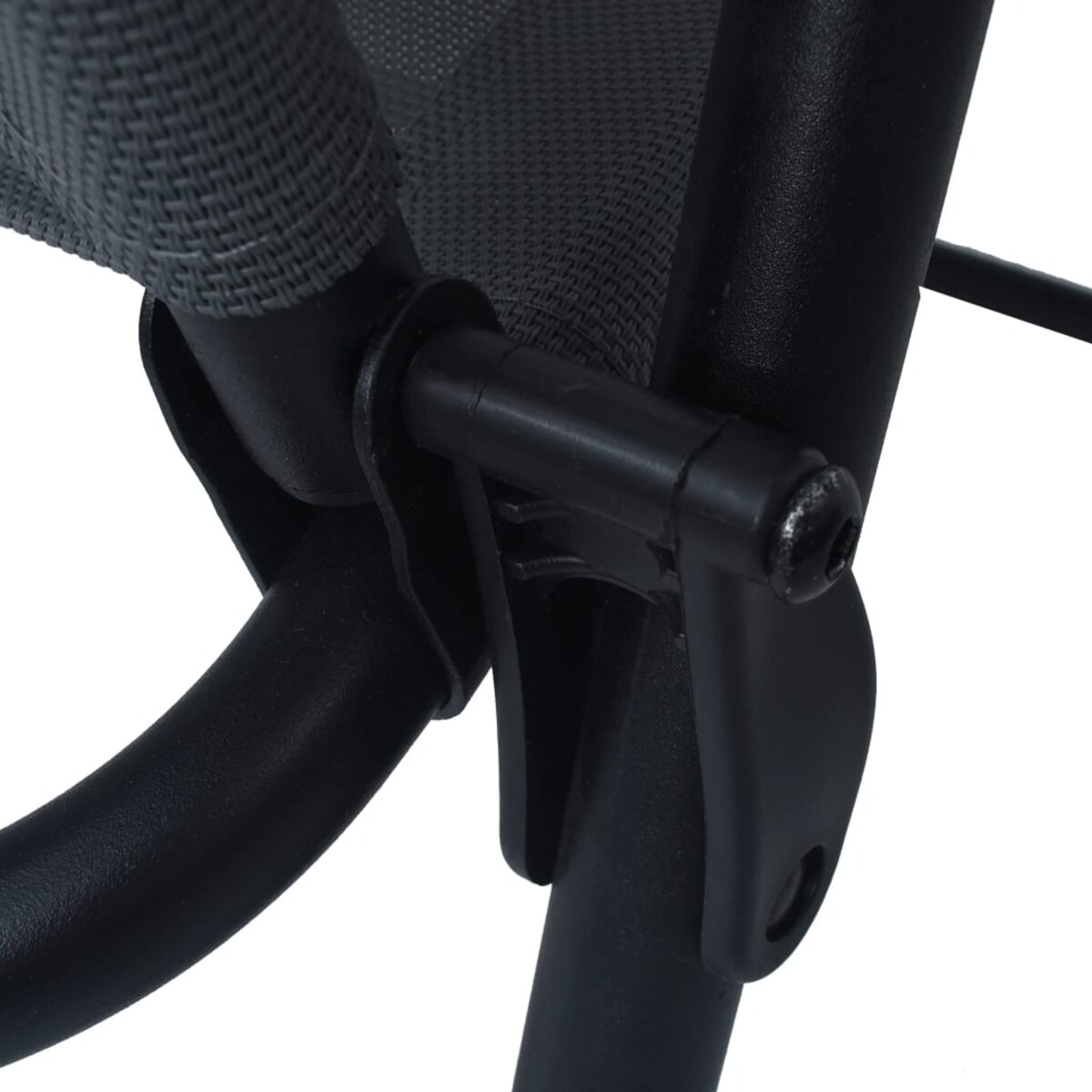 vidaXL Składane krzesła ogrodowe, 2 szt., tworzywo textilene, szare