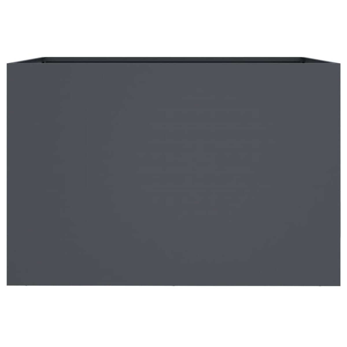 vidaXL Donica, antracytowa, 62x47x46 cm, stal