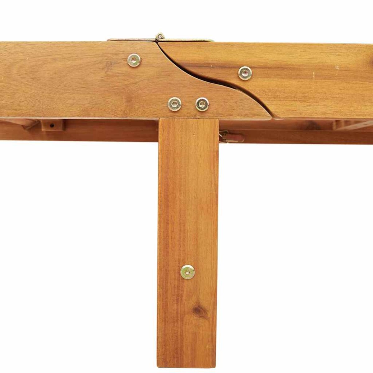 vidaXL Leżak 2-osoba 2 pcs Beżowy 200 x 67 x 84cm Lite drewno akacjowe