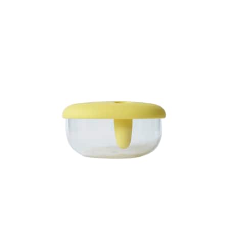 MONCHI FINGER SNACK BOWL innowacyjny pojemnik na przekąski, Butter Yellow