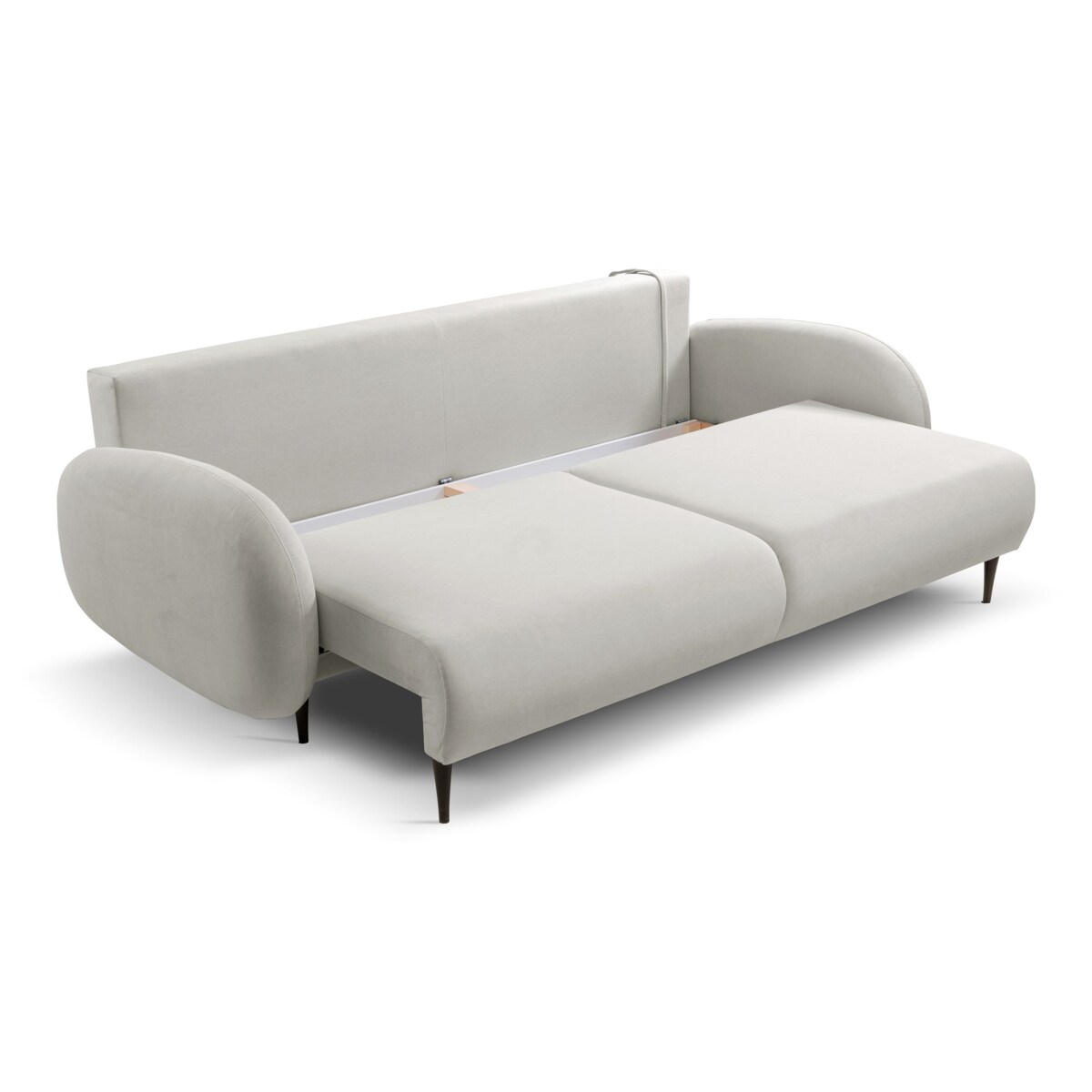 Nowoczesna sofa z funkcją spania SOFTI- ECRU
