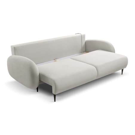 Nowoczesna sofa z funkcją spania SOFTI- ECRU