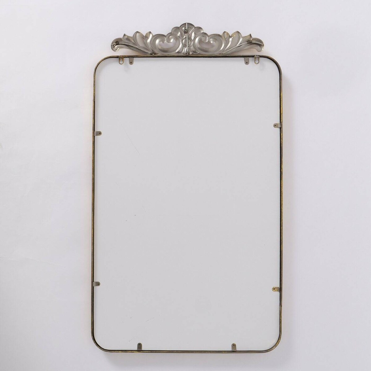 Lustro w złotej, zdobionej ramie MADELEINE, 105 x 60 cm