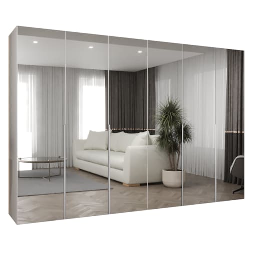Szafa uchylna otwierana ALICANTE 3 300 wys. 202 cm Biały + u. Kaszmir