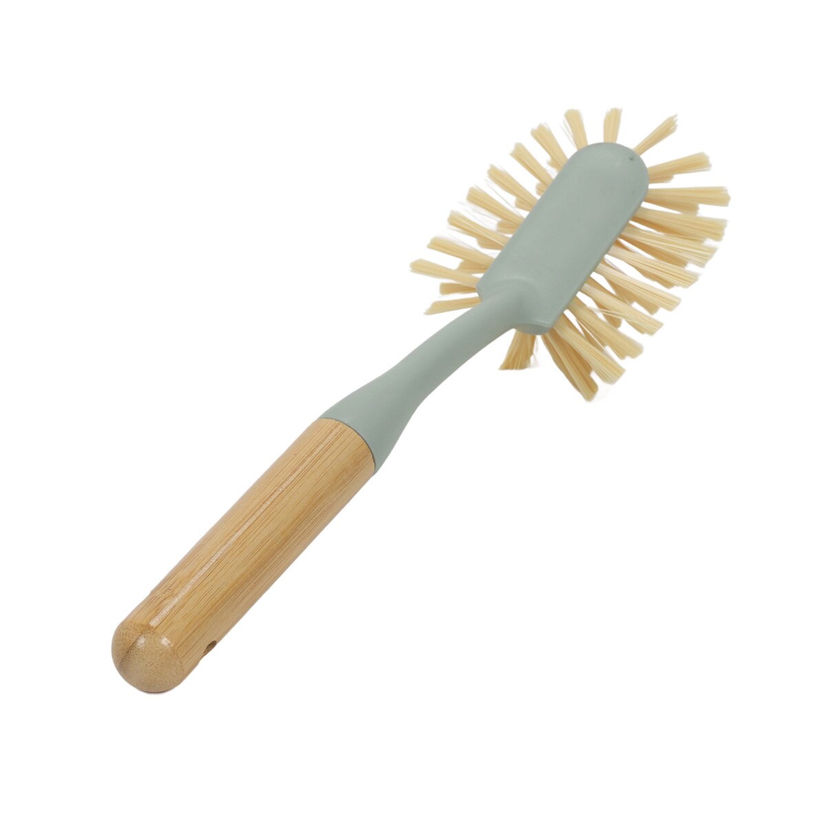 Szczotka do zmywania z uchwytem bambusowym, 28 x 7 x 6 cm