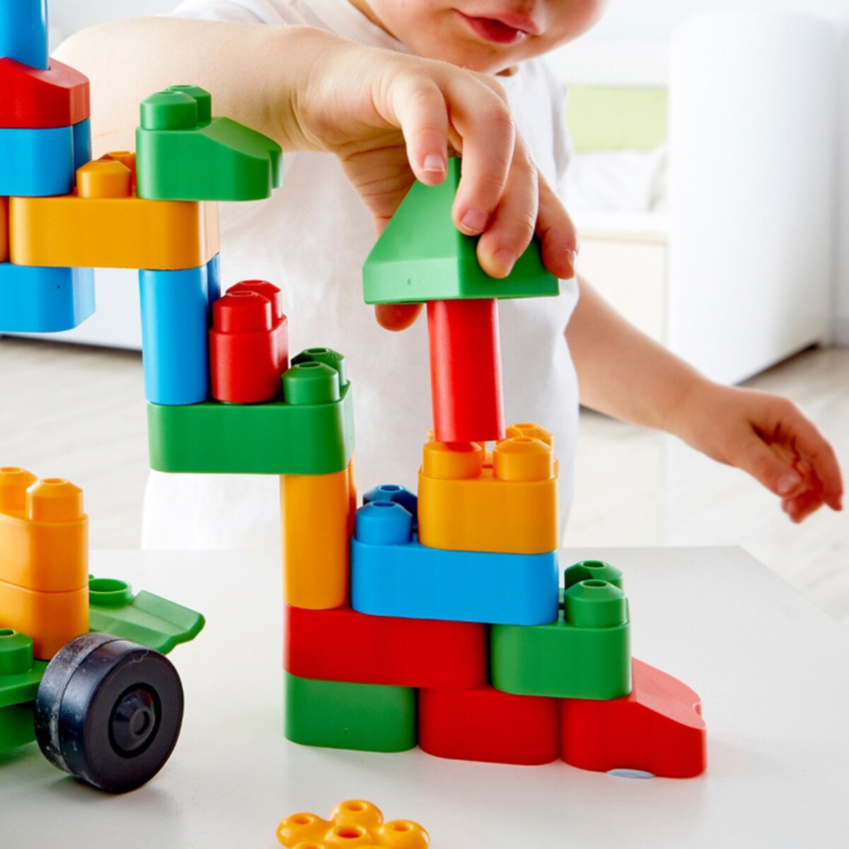 Miękkie Klocki Konstrukcyjne Miasto 50 el. 18m+ PolyM