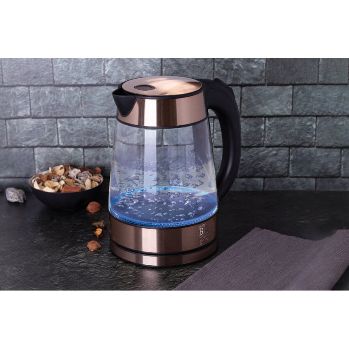 Czajnik elektryczny LED miedziany Berlinger Haus BH-9121