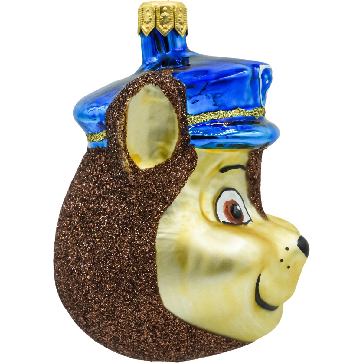 Bombka choinkowa: Pies policjant na patrolu