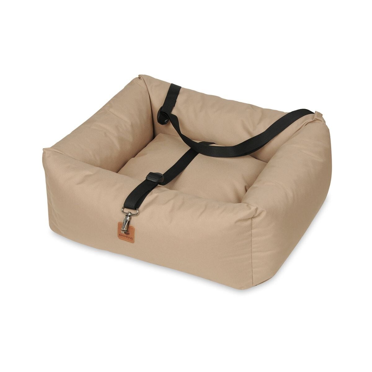 Animood Fotelik samochodowy Julian rozmiar: uniwersalny, kolor: cappucino, materiał: kodura