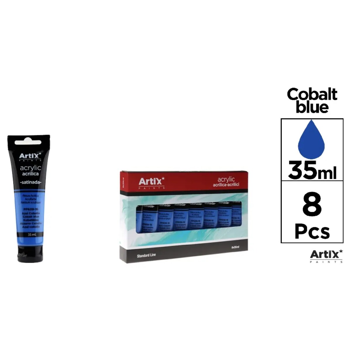 farba akrylowa ultramarine blue artix pp639-15, 35ml