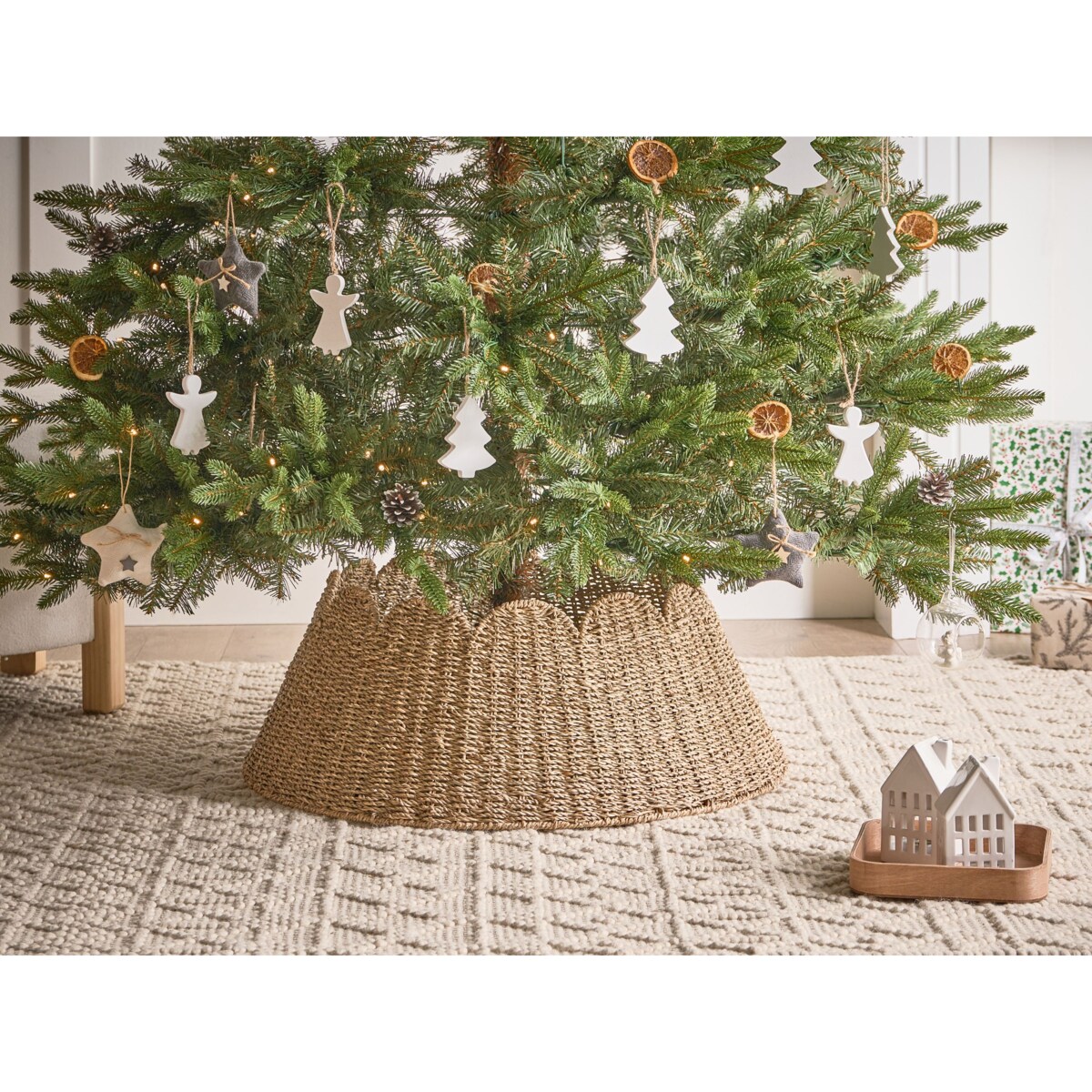 Osłonka pod choinkę GIVRE 67 cm Naturalny