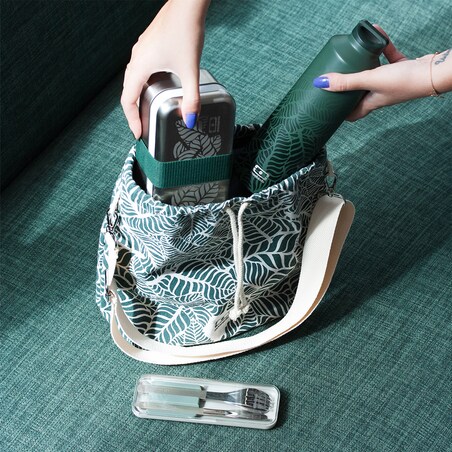 Lunchbag termiczny z paskiem Fresh Jungle, 5700 ml, Monbento