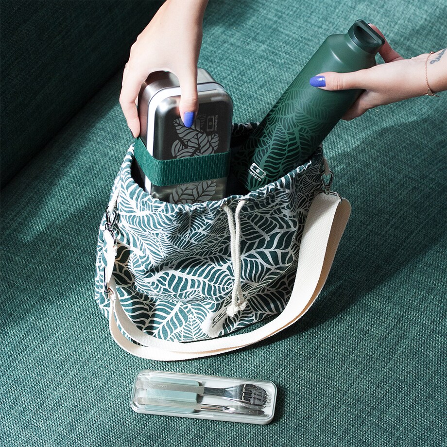 Lunchbag termiczny z paskiem Fresh Jungle, 5700 ml, Monbento