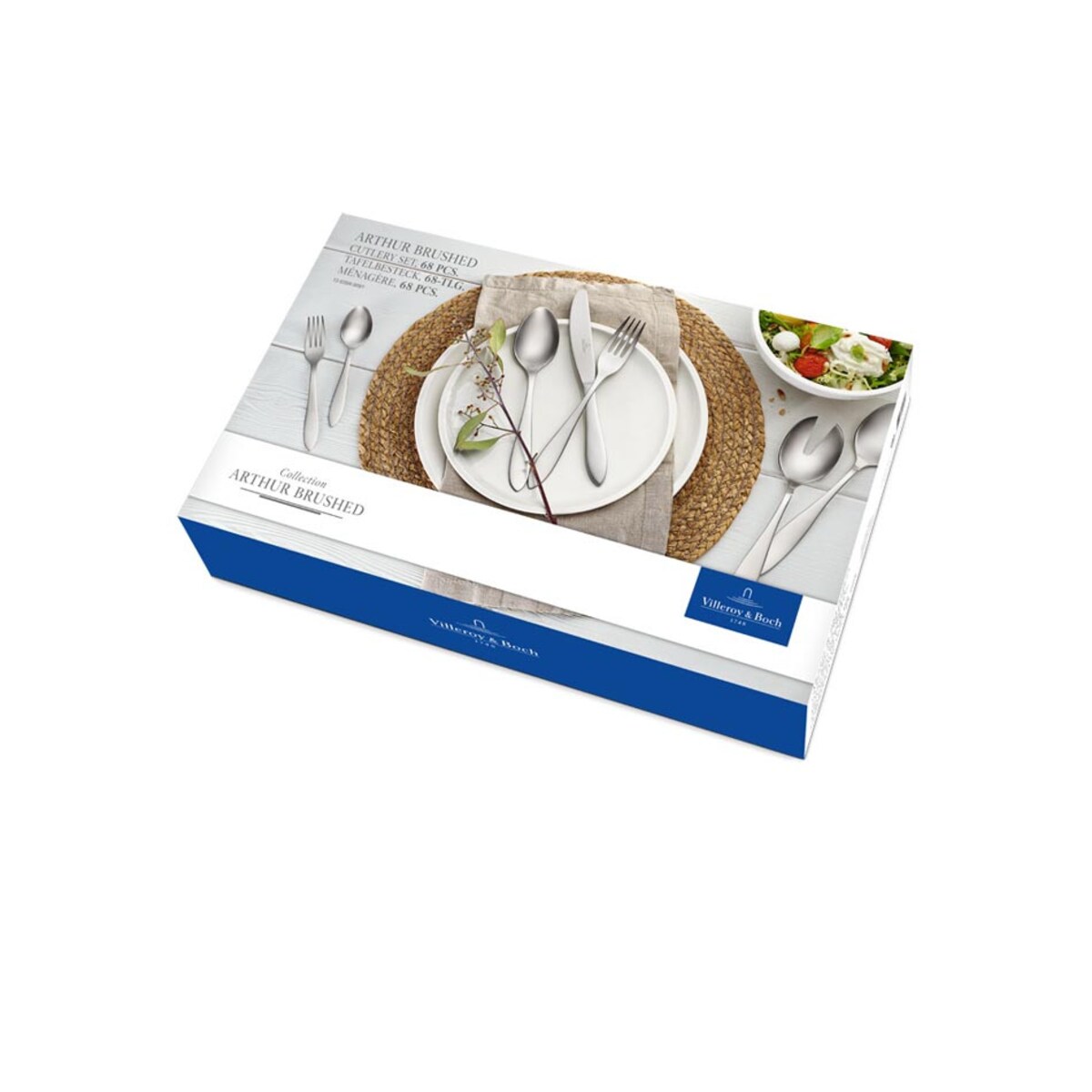Komplet sztućców Arthur Brushed, 68 el, Villeroy & Boch