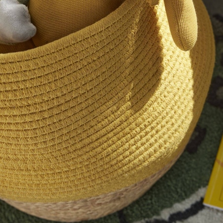 Kosz na zabawki okrągły PAON bawełniany, Ø 30 cm