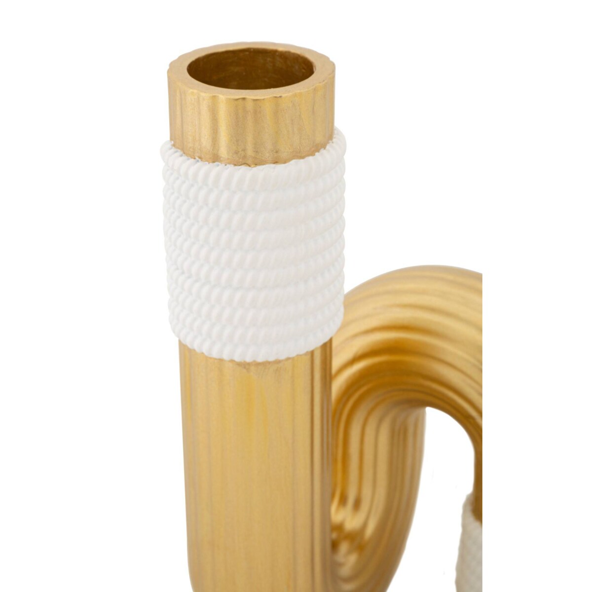 Wazon w kształcie fali z polyresinu, wys. 18 cm