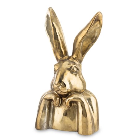 Figurka -popiersie królika 49x25x20 cm TORACE - III złoty