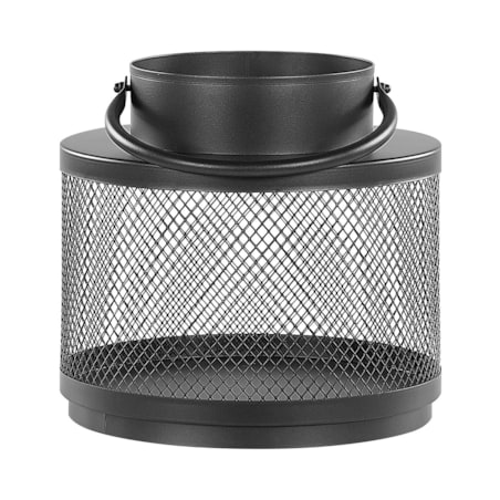 Lampion metalowy 19 cm czarny YAMDENA