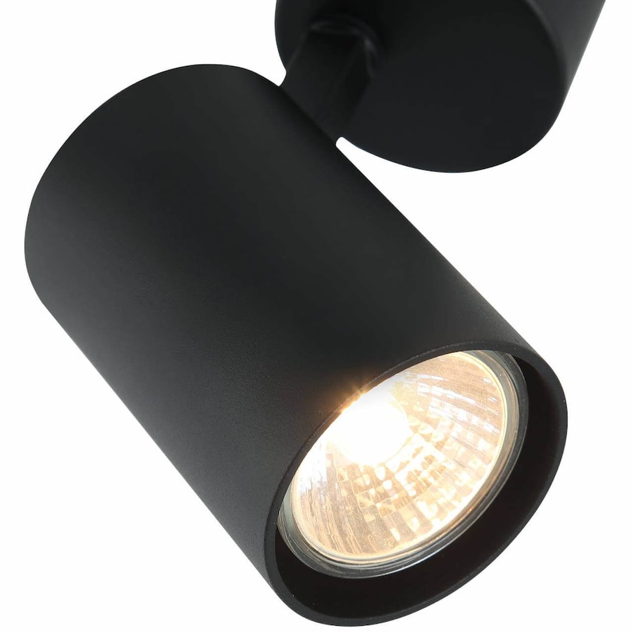 Regulowana LAMPA sufitowa Tuka Nero Orlicki Design metalowa OPRAWA spot tuba czarna