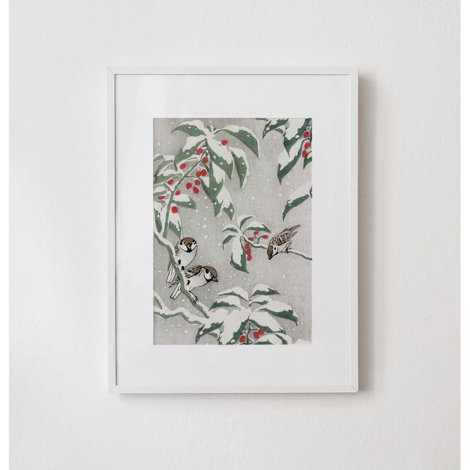 Plakat Wróble w Białej Ramce