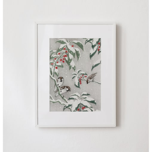 Plakat Wróble w Białej Ramce