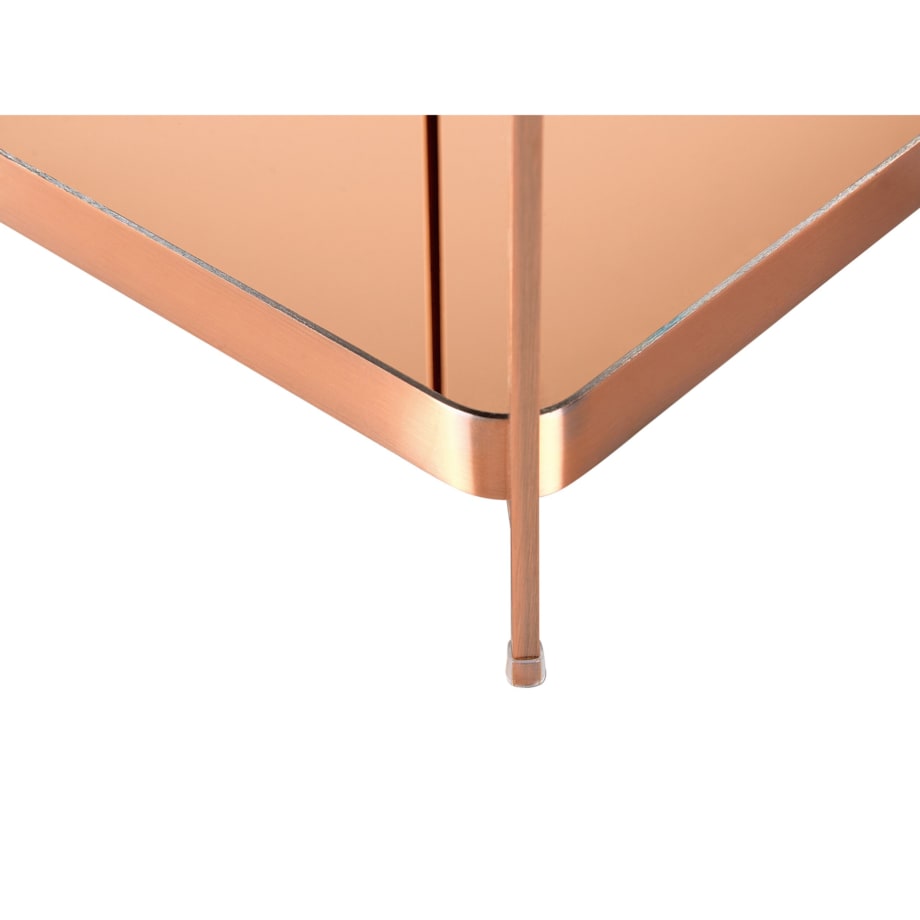 Stolik pomocniczy duży miedziany ALSEA