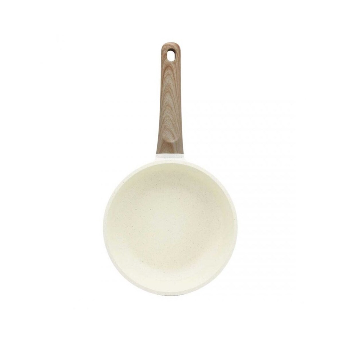 Patelnia granitowa marmurkowa NON-STICK indukcja gaz 24cm beżowa BRUNBESTE