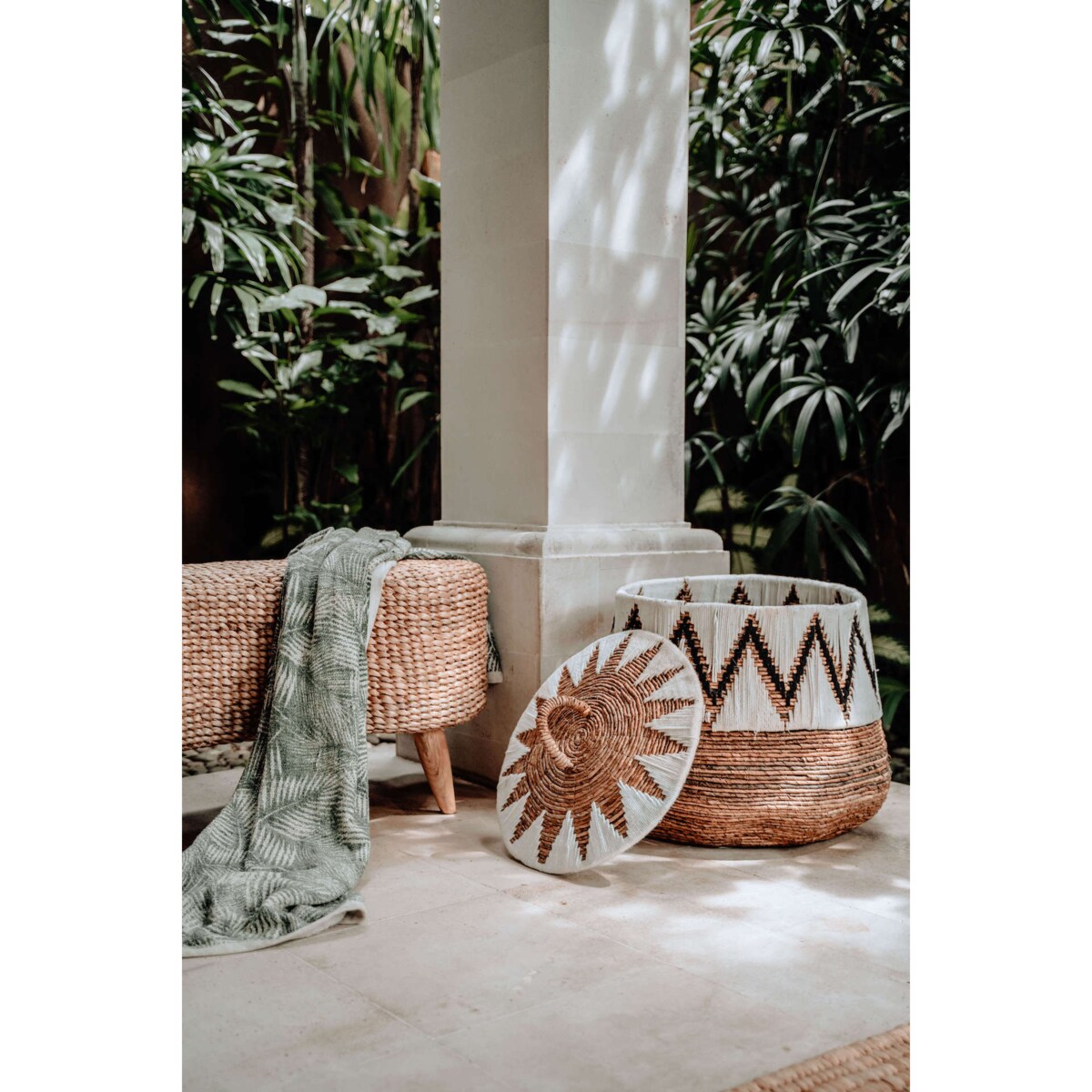 KOSZ PERU S BIAŁY BEZ POKRYWKI