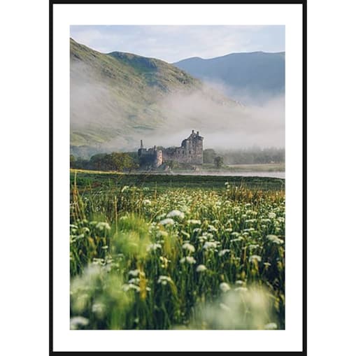 Poster Story, Plakat, Obraz - Zamek w Szkocji, wymiary 60 x 84 cm