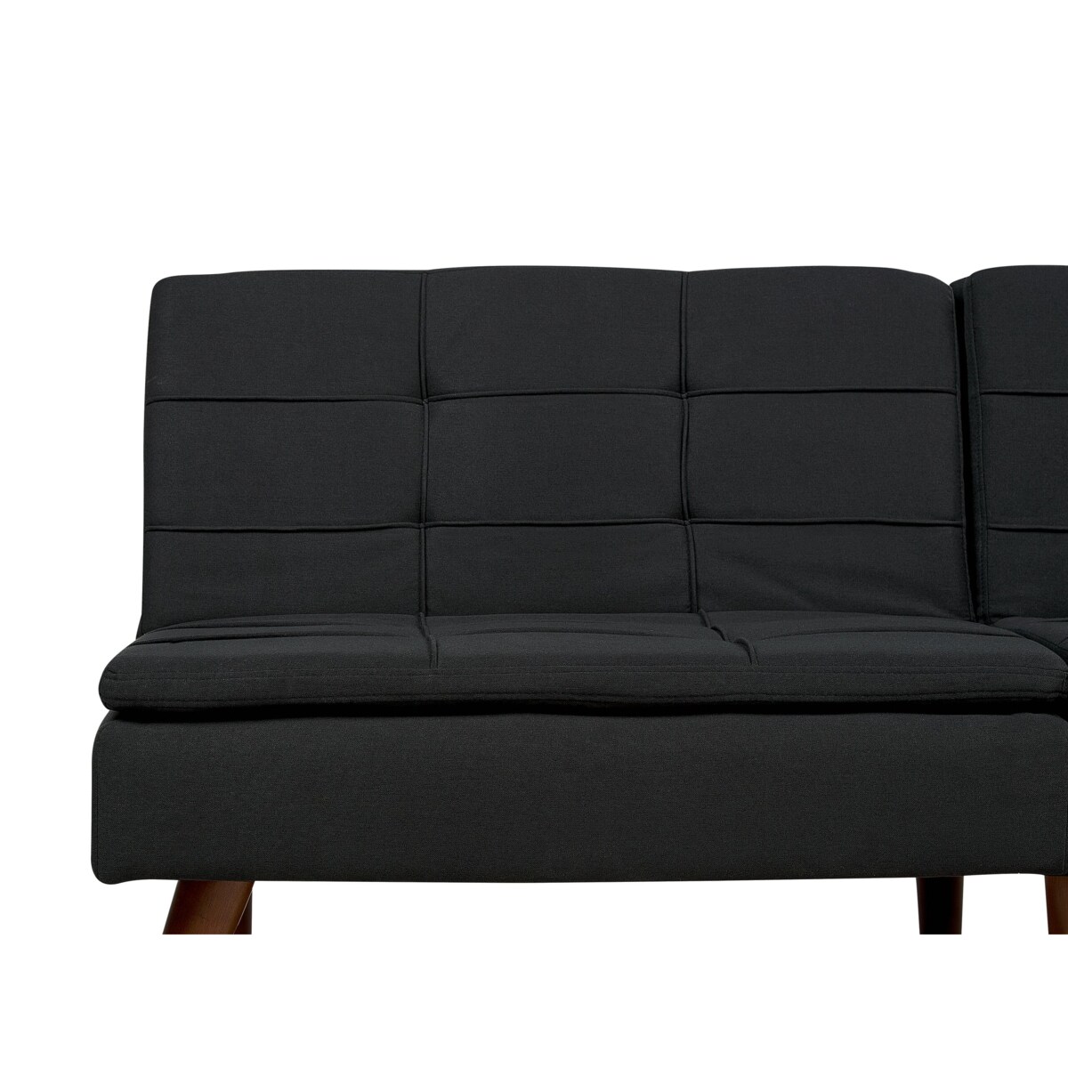 Sofa rozkładana czarna RONNE