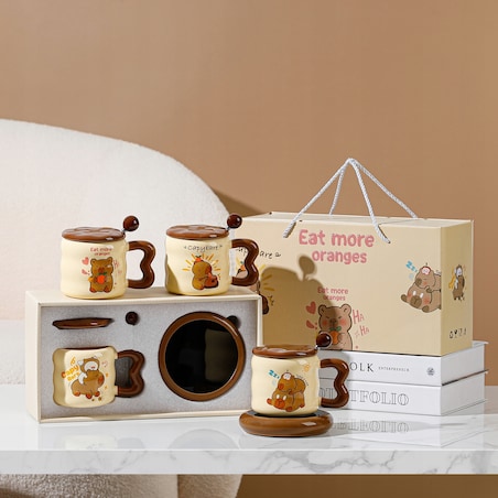 ELEGANCKI Kubek z podgrzewaczem + Łyżka + KABEL USB Kubek świąteczny GIFT