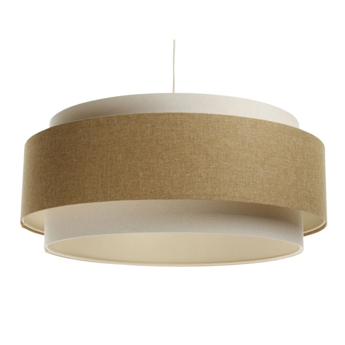 Lampa wisząca ERUTAN DUDU kremowa/żółta