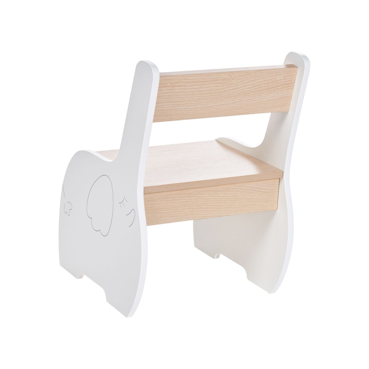 Stół z krzesłami dla dzieci LOYD Biały