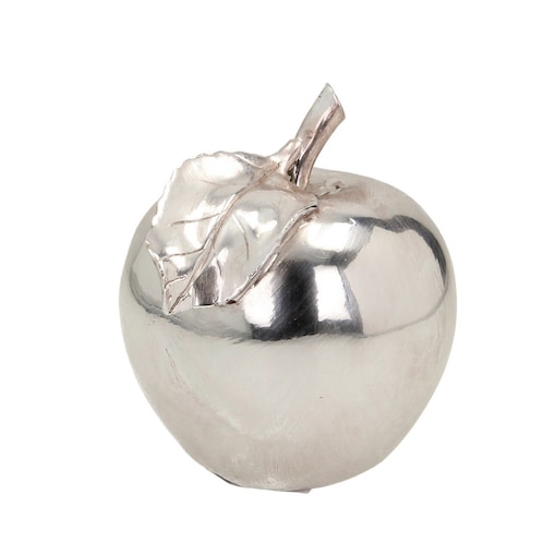 Dekoracja Silver Apple 12cm, 11 x 11 x 12 cm