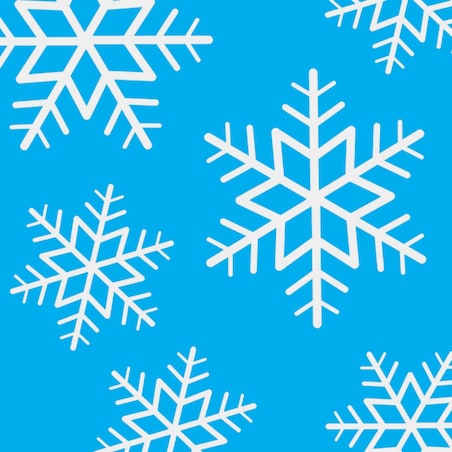 Poduszka świąteczna - Niebieska śnieżynka 40x60 cm