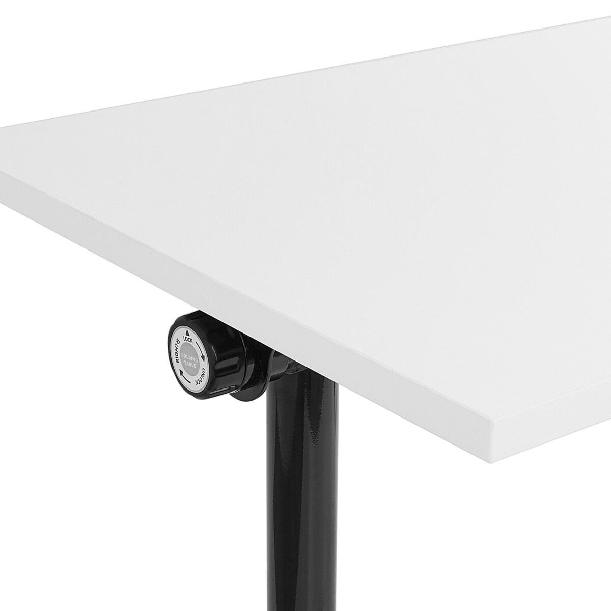 Składane biurko CAVI Biały 160 cm 60 cm z kółkami
