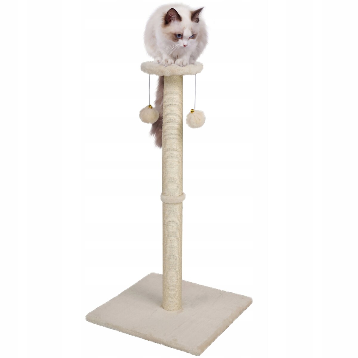 Drapak dla kota WIEŻA wiszące kulki