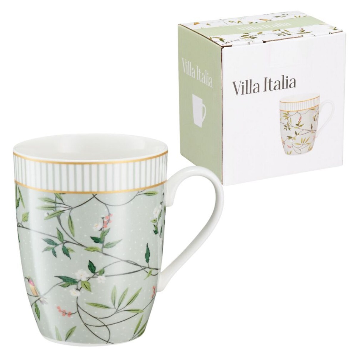VILLA ITALIA Kubek porcelanowy 330 ml NORIKO GREEN