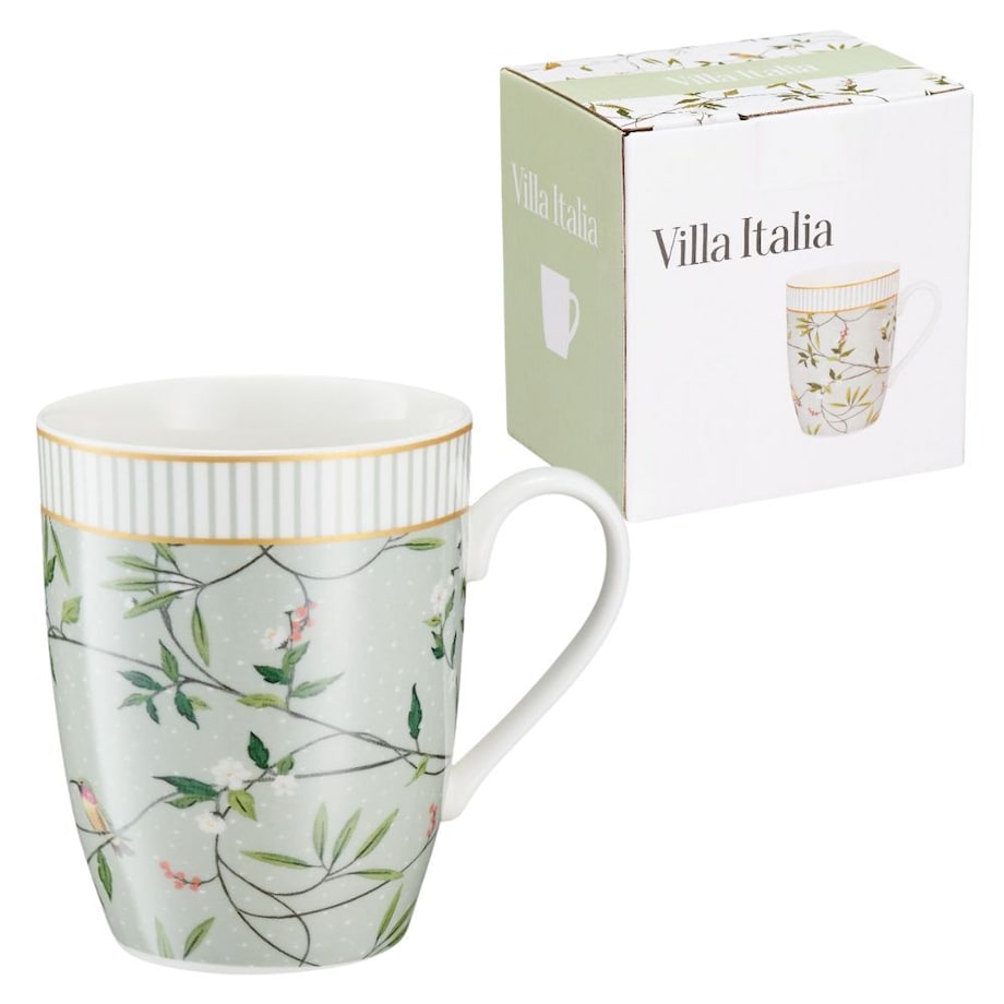 VILLA ITALIA Kubek porcelanowy 330 ml NORIKO GREEN