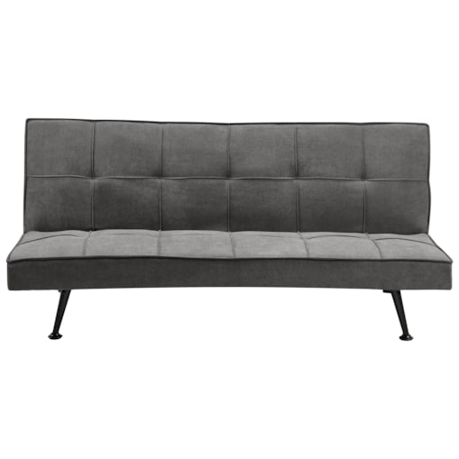 Sofa rozkładana HASLE Ciemnoszary Tkanina