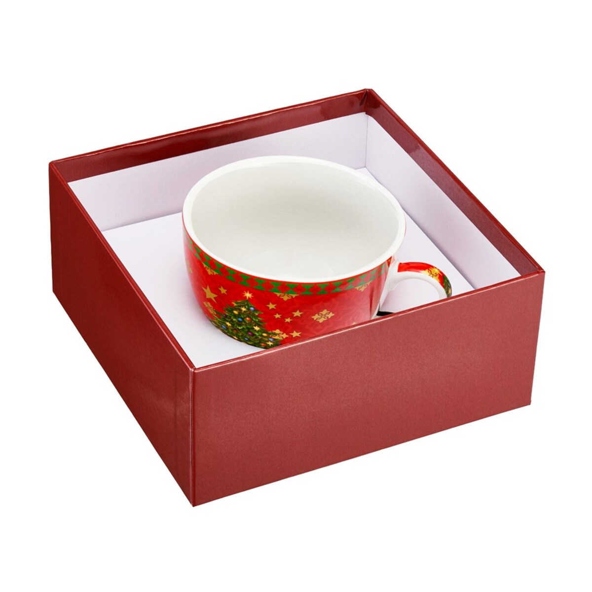 VILLA ITALIA Filiżanka świąteczna na prezent porcelanowa 260 ml SILENT NIGHT