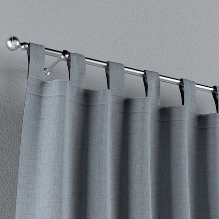 Zasłona na szelkach 1 szt. 130x245 niebieski melanż