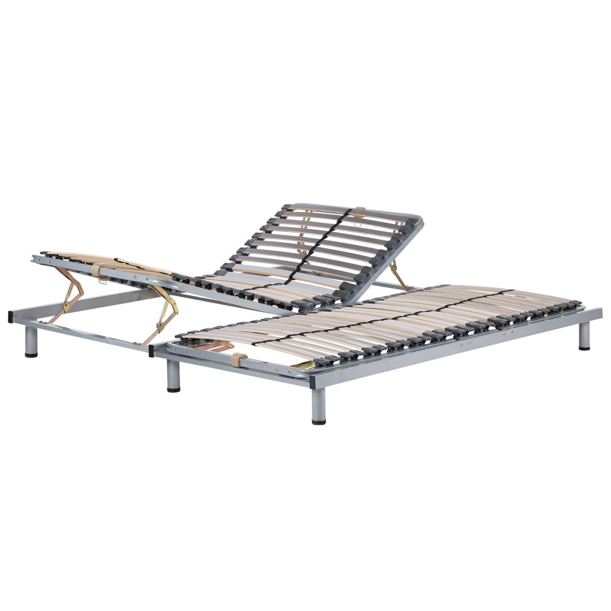 Zestaw 2 stelaży pod materac regulowany 90 x 200 cm COMFORT