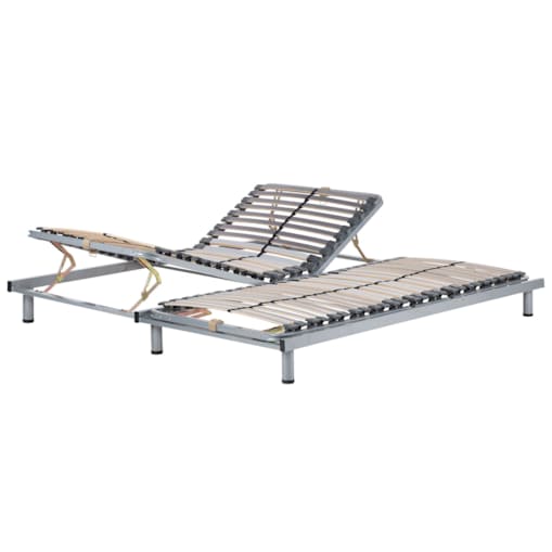 Zestaw 2 stelaży pod materac regulowany 90 x 200 cm COMFORT