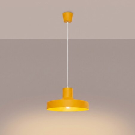 Lampa wisząca BILO żółta