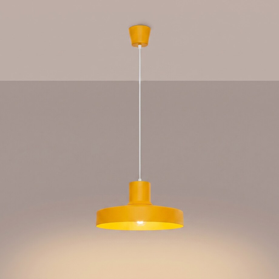 Lampa wisząca BILO żółta