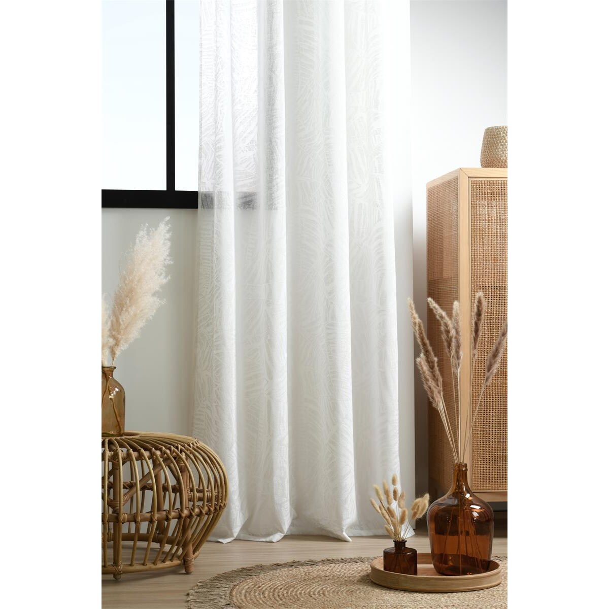 Zasłona okienna na przelotkach, SCAR, 140 x 260 cm